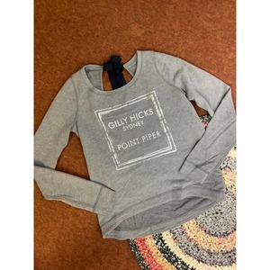 Gilly Hicks Ribbon back sweatshirt